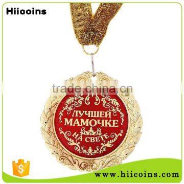 High Quality Wholesale Manufacturer Metal Zinc Alloy Trophy Medal