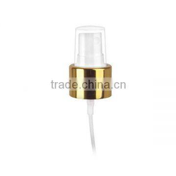 24/410 gold mist sprayer pump for pet bottle