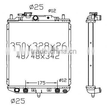 Auto Radiator(suitable For: Mira 94-/Move AT)