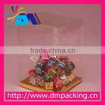 high quality transparent clear plastic PVC box for candy