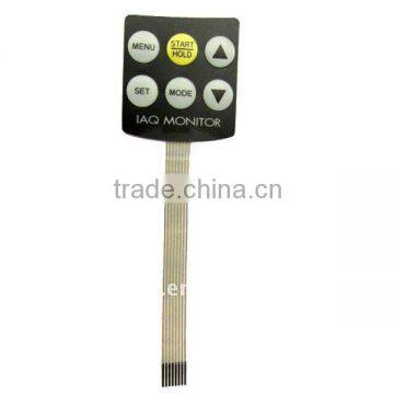 ploly dome membrane switch used in industrial instrument