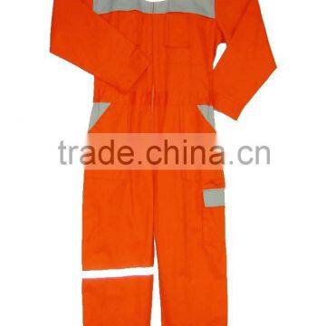2015 Orange Quality Anti-Static Coverall Customed OEM Workwear Coverall