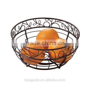 2015 New Product Bronze Fruit Bowl/Fruit Basket/metal wire fruit basket/wire mesh fruit basket