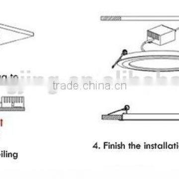 High Efficiency Round Led Panel Light 8w