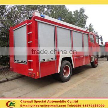 High quality low price dongfeng tianjin 8cbm tanker remote control fire truck