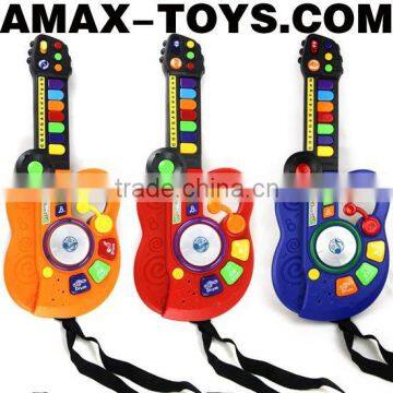 bte-209778 cartoon toys instrument Multifunctional cartoon toys guitar and electronic organ set (3 in 1)