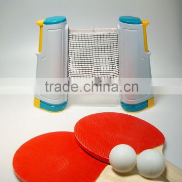 Protable Table Tennis Set With Retractable Net for Ping Pong Table