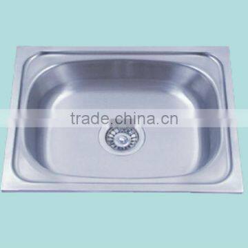 lay on style single bowl with drain board stainless steel kitchen sink