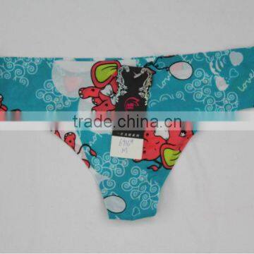 2014 Latest Design Cartoon Print Seamless Hot Girls G strings