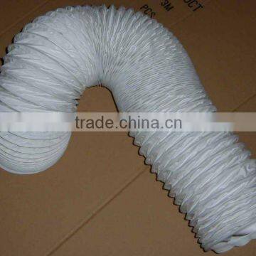 3-METERS White PVC FLEXIBLE DUCT