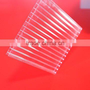 trapezoidal heat preservation transparent anti-fog polycarbonate sheet for swimming pool cover