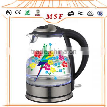 1.7L Glass Color Changing Tea Kettle