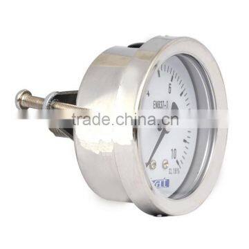 2015 Hot Sale Panel Mount Pressure Gauges With U Clamp photo-2