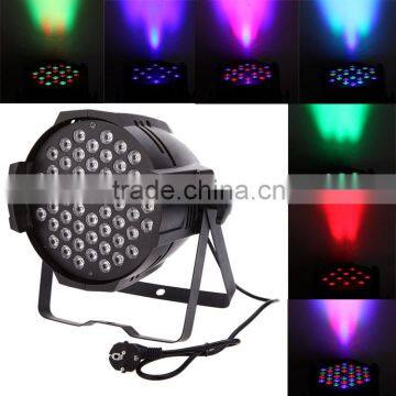 Professional Automatic DM-512 54pcs LED RGB Stage PAR Light 8Channels Lighting Effect Strobe Party Disco Show AC100-240V 60W