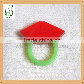 High Quality Safe Baby Teether Teething Ring Banana Silicone Toothbrush