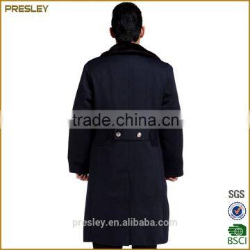 High Quality Custom Winter Long Padded Jakcet Military Security Uniform Overcoat photo-3