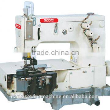 NP-2000C Double Needle Flat-bed Making Belt Loop With Front Fabric Cutter(the Width of Belt Loop)sewing Machine