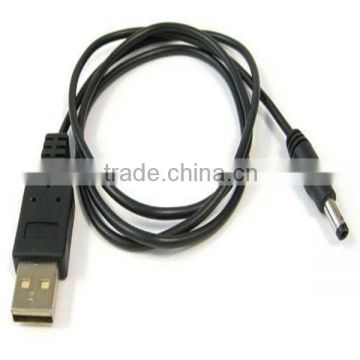 5.5*2.1 12v dc power cable to usb male connector