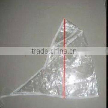 transparent rain bonnet/hood/hats/cap