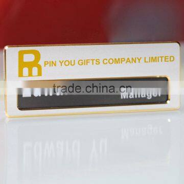 2015 best selling silver company namebadge                        
                                                Quality Choice