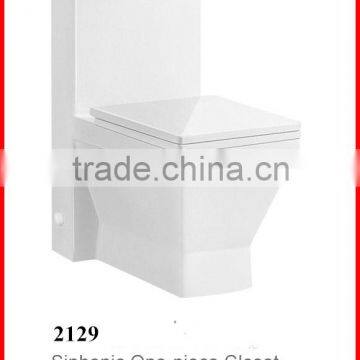 Sanitary Item Washroom Siphonic One Piece Square Toilet 2129 photo-2