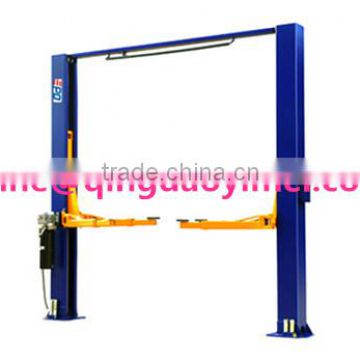 Single point two cyclinder portal crane hydraulic electrical elevator for auto repair