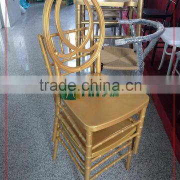 Plastic Gold Color Wedding Napoleon Chair ZS-8830R photo-5
