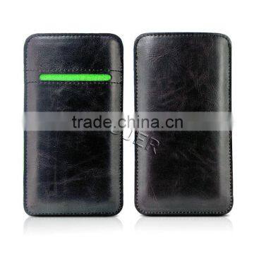 Business Style PU Leather Mobile Phone Pouch for Iphone6