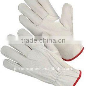 natural driver cow gloves