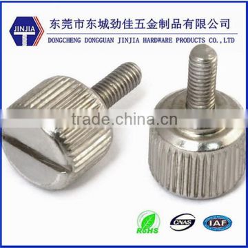 Dongguan fastener costom big head hand tighten screws