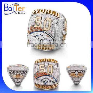 NFL Championship Rings 2015 Denver Broncos Super Bowl World 50 Championship Rings