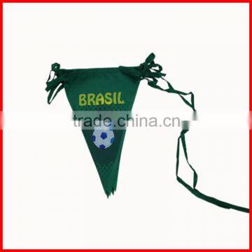 custom flag,hanging flag 20pcs one set,20*30cm triangle flag