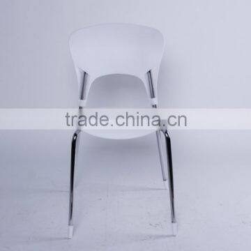 Traditional model Factory wholesale cheap price K/D plastic dining chairs 1055