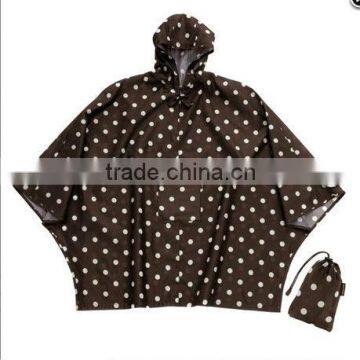 Fashion portable spot rain poncho