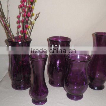 glass color vase