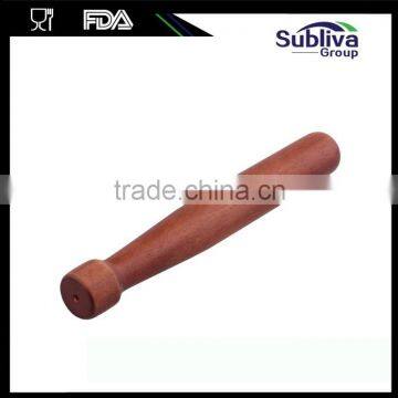 8 Inch Wooden Muddler, Cocktail Muddler