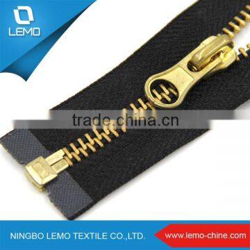 No.3 Brass Zipper, Heavy Duty Metal Zipper