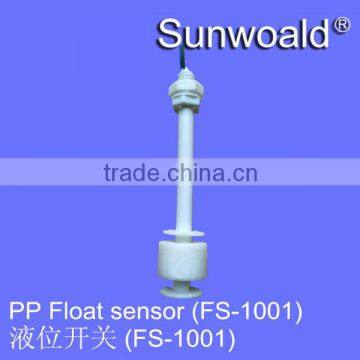 Plastic PP magnetic float level switch sensor to switch on /off when water empty