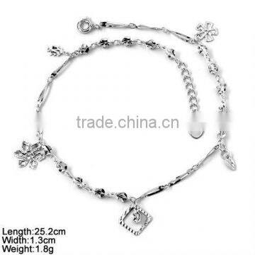 [JL-16] 925 Silver Anklet, Plain Silver Anklet