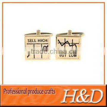 customized metal gold cuff link