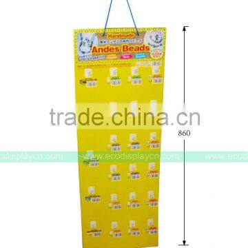 Hot Sale Yellow Cardboard Sidekick Display Stand for Bracelet