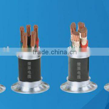 copper XLPE insulated PVC braid shield fire resistant power cable