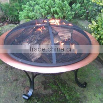 cast iron or aluminum outdoor fire pit