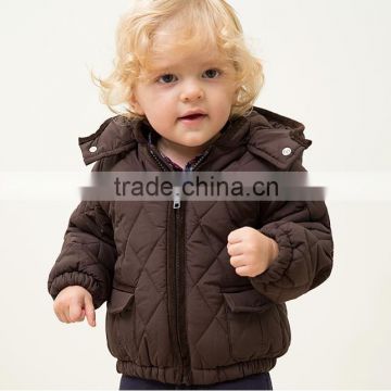 custom children removeable cap zip up thick fleece hoodie down jakcet