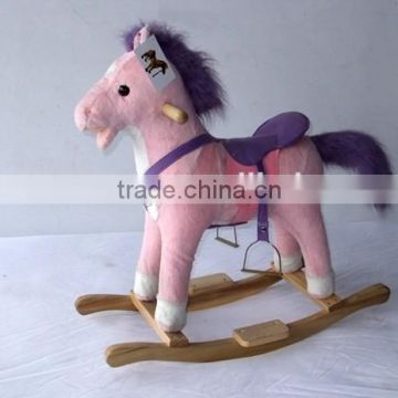 popular pink horse toy rocking horse balance toy