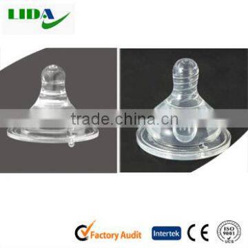 Customized With High Quality Rubber Transparent Silicone Baby Nipple BOB305 photo-2
