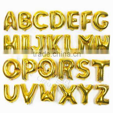 Gold and Silver Alphabet Balloons, Aluminium Foil Letter Balloons Quality Choice photo-5