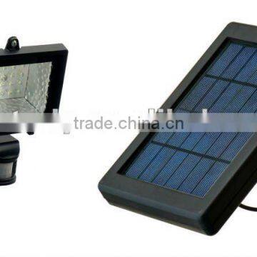 Solar led motion sensor light