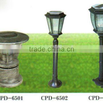 decorative garden cast iron garden light solar led light LED Lawn Lamp unique products garden lamp post