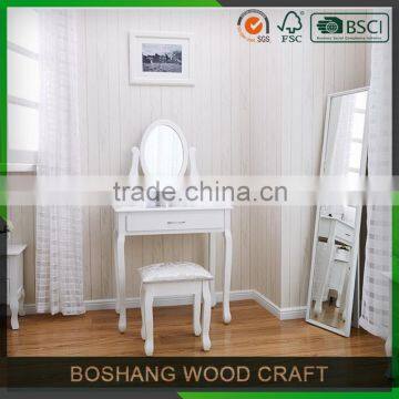 Modern Cheap Wooden Dressing Table with 1 Mirror